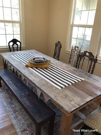 Farmhouse Vineyards table