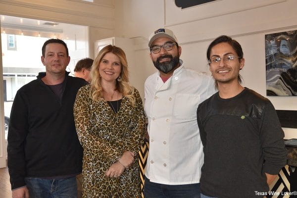 Chace and Elizabeth HIll, Chef Aniesto Garcia, Ben Hernandez