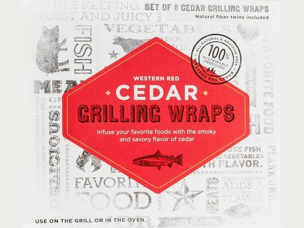 Cedar Grilling Wraps