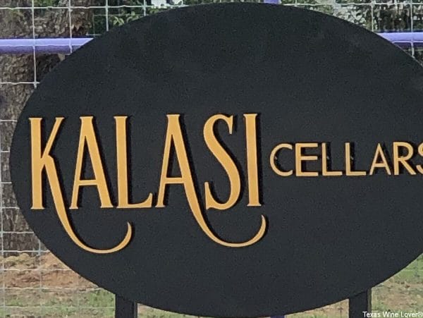 Kalasi Cellars sign