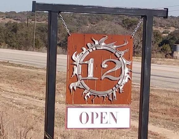 12 Fires Winery sign