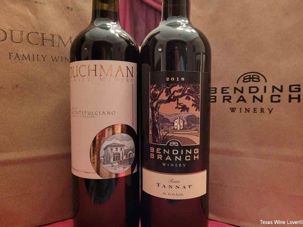 Duchman and Bending Branch wines