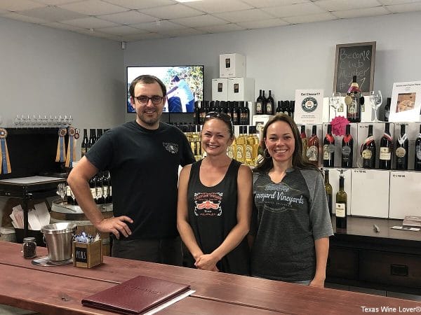 Adam Campbell-Taylor and staff at Graveyard Vineyards
