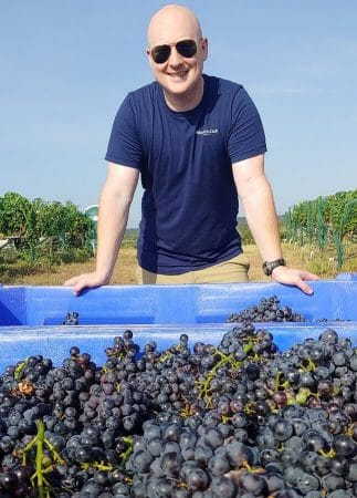 Seth Urbanek Wedding Oak Winery 2021 Harvest