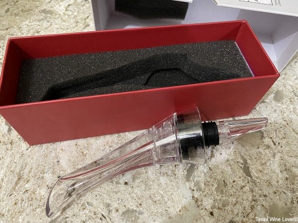 Wine Aerator Pourer unboxed