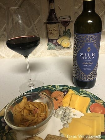 Silk Road Wines from Georgia and appetizer