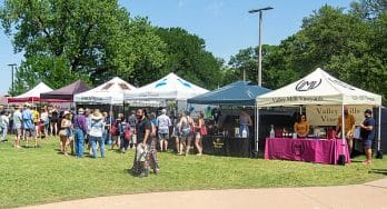 Rootstock Wine Festival booths
