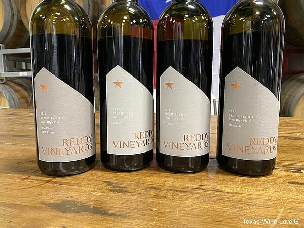 Reddy Vineyards - four bottle vertical