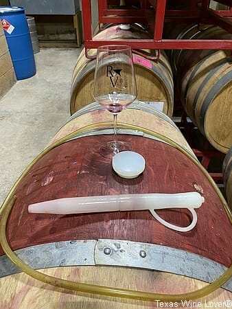 Reddy Vineyards - wine barrel tasting
