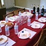 Tasting Cicada Cellars Wines with a Group of Friends