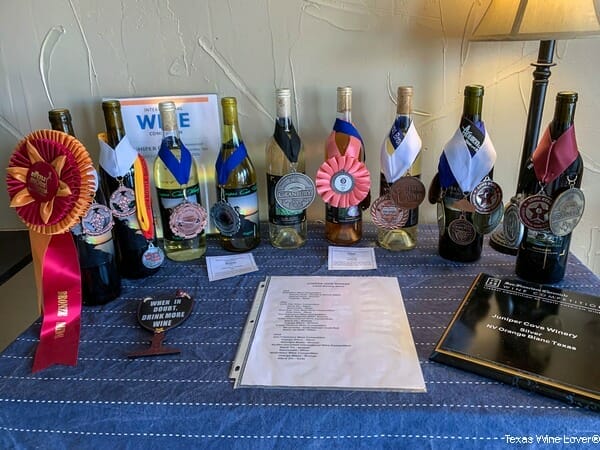 Juniper Cove Winery wine awards
