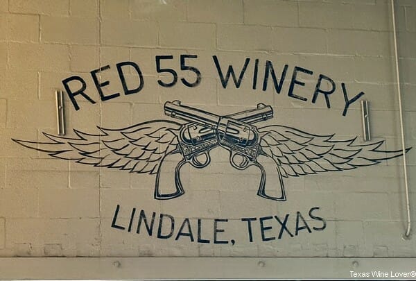 Red 55 Winery wall
